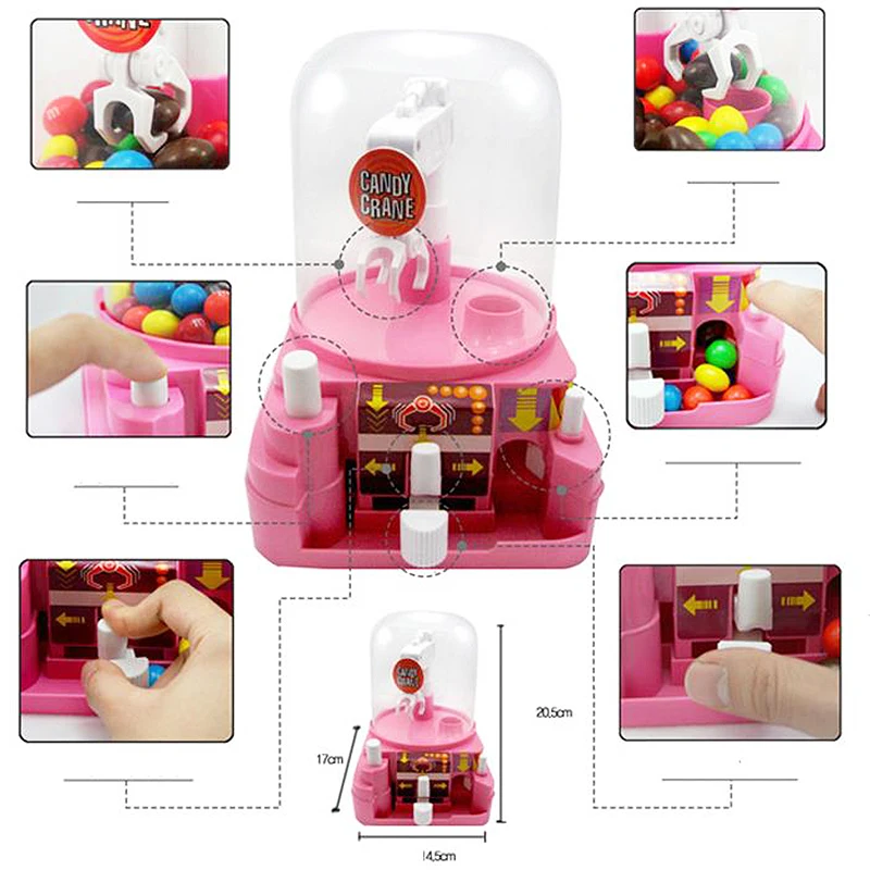 

2 Colors Candy Vending Machine Sugar Early Education Lightweight Candy Machine Children'S Toys Baby Coordination Baby Toys