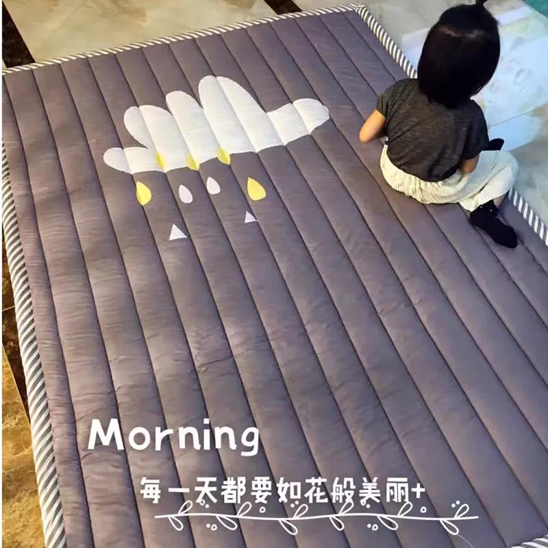 

Baby Soft Play Mat Game Blanket Pad Kids Play Carpet Climb Mat Crawling Mat Sundries Pouch Toys Storage Bag picnic mats