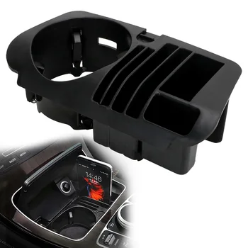 

LEEPEE Auto Seat Gap Cup Bottle Phone Holder Auto Organizer Car Central Storage Box for Benz C class W205/GLC Class E200L E300L
