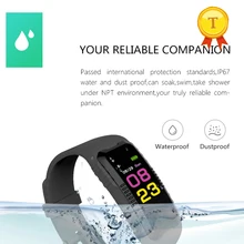 Дистанционный будильник для камеры водонепроницаемый смарт-браслет с шагомером расстояние калорий Пульс кровяное давление фитнес-трекер