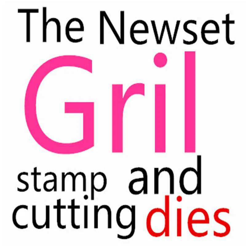 

The latest 26 girls transparent stamps and Metal die Buy 5 get one free See the details for details