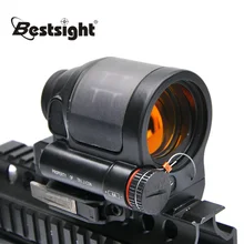 СРС Trijicon 1X38 Красная точка зрения область тактический Охота прицелы Коллиматорный прицел системы солнечной энергии с QD Крепление оптики прицел 