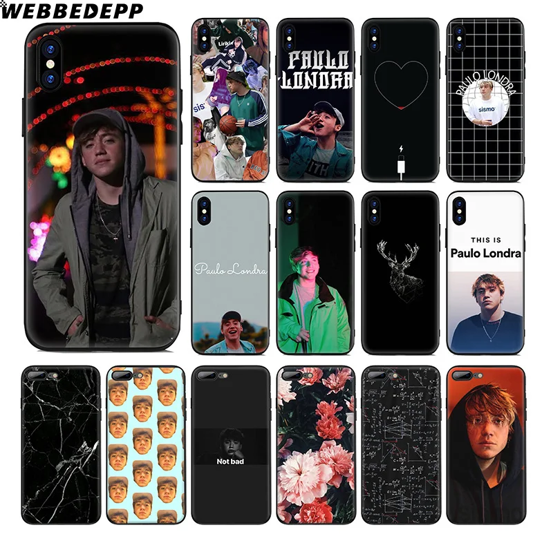 WEBBEDEPP Paulo Londra Мягкий силиконовый чехол для Apple iPhone 11 Pro Xr Xs Max X или 10 8 7 6 6S Plus 5 5S SE ТПУ |