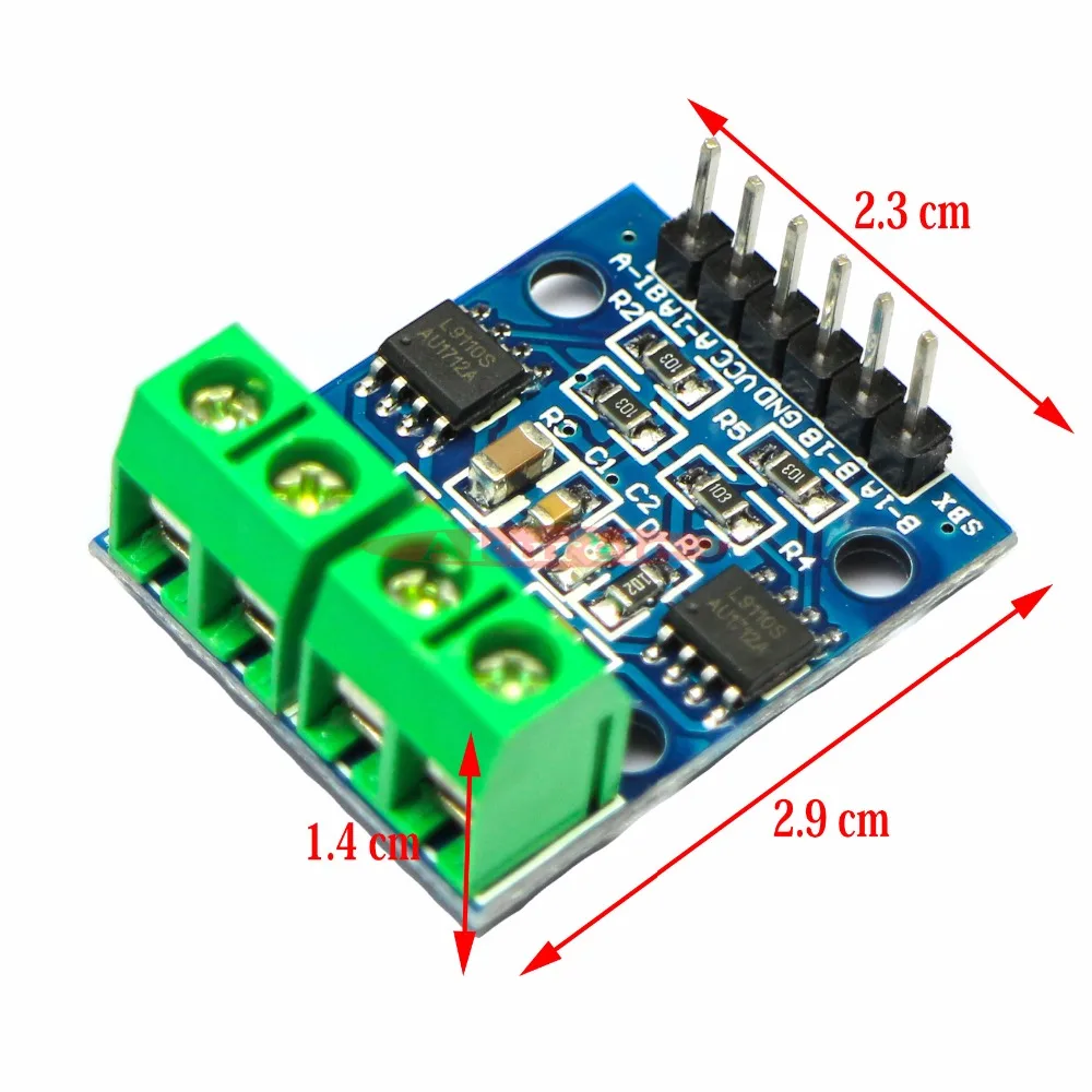 

50pcs N L9110S module Dual DC motor Driver Controller Board H-bridge Stepper