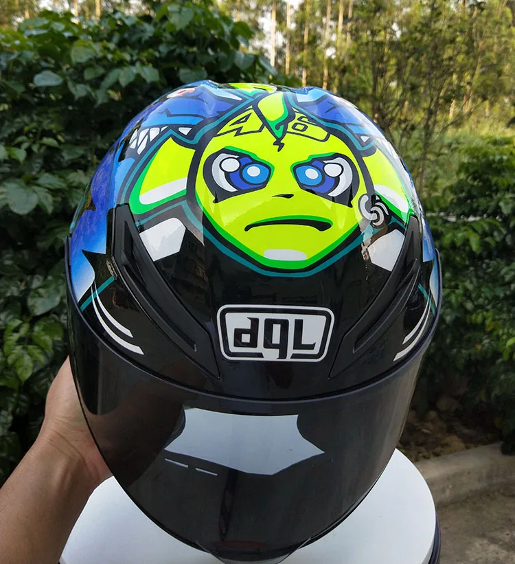 dql мотоциклетный шлем для мужчин, для езды на автомобиле, четыре сезона, крутой мотоциклетный шлем с хвостом, для автомобиля, Зимний шлем