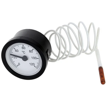 

Ts-W53 Dial Type Thermometer Capillary Temperature Measuring Sensor 1.5 0-120 Celsius Measuring Water Liquid