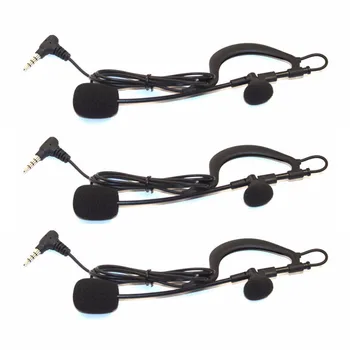 

3PCS Motorcycle Bluetooth Helmet Interphone 3.5mm jack Headset Microphone Mic For Vnetphone V6 V6C V4 V4C Bluetooth Intercom