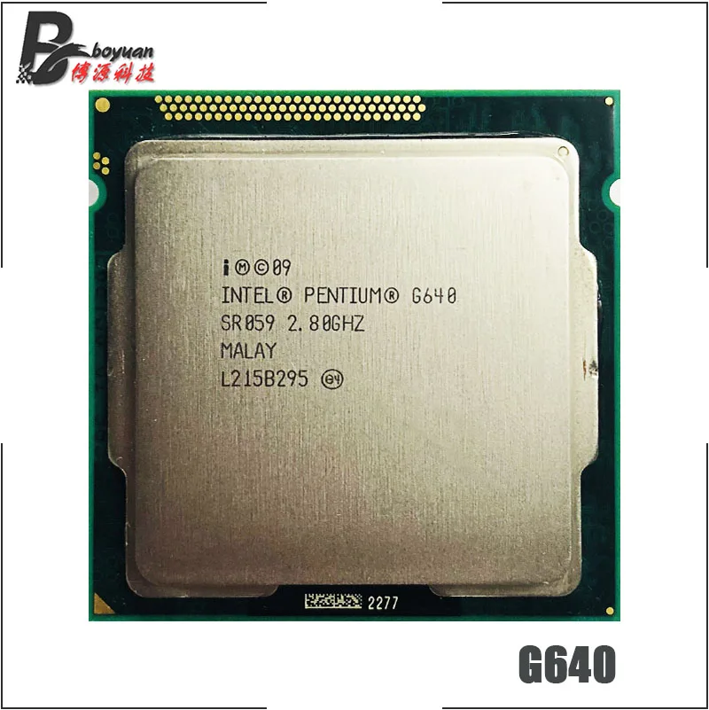 Двухъядерный процессор Intel Pentium G640 2 8 ГГц 3 МБ 65 Вт LGA 1155 | Компьютеры и офис