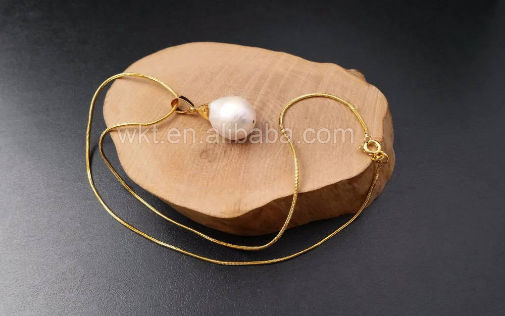 WT-N912 WKT Мода неправильная форма капли натуральный пресноводный жемчуг ожерелье Witn высокого качества золотой цвет Топ Женское Ожерелье