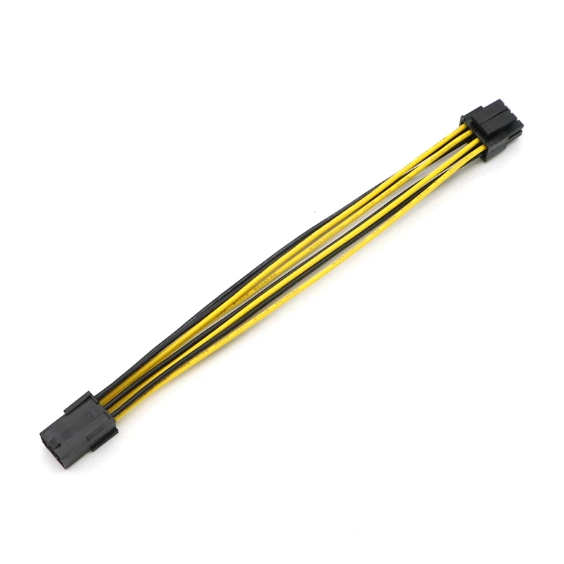 

20cm GPU/ PCI-E 6Pin to CPU 4+4Pin / ATX 8Pin Power Adapter Cable.