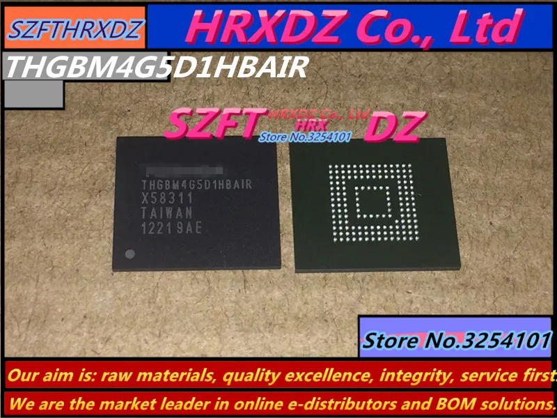 

SZFTHRXDZ 100% new original THGBM4G5D1HBAIR BGA