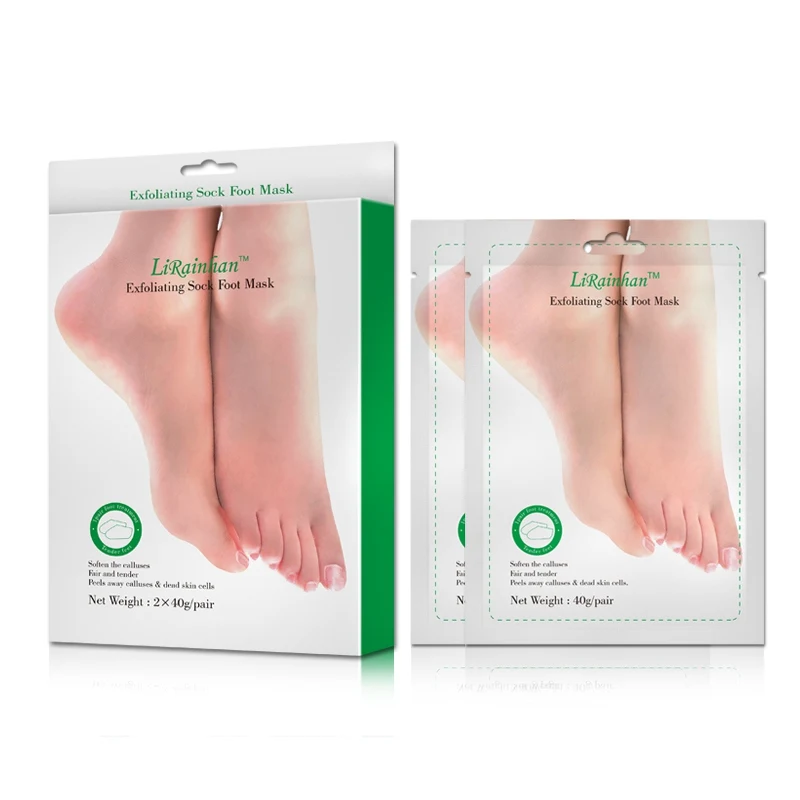 

2pair Baby Foot Mask Exfoliation for Feet Peel no Salicylic Acid Pedicure socks peeling Remove Dead Dkin Care Smooth
