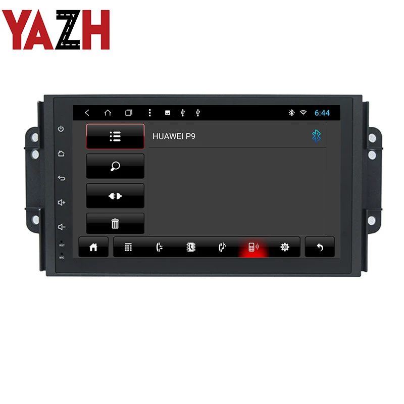 Best YAZH 9.0 inch display 1 Din CAR head unit For Chery MVM Tiggo 3 Car Stereo 2GB 32GB Auto Radio Android 8 core GPS Navigation 2