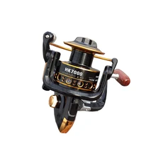 Спиннинговая рыболовная Катушка 12 валов металлическая высокоскоростная g-соотношение 5,5: 1 красивые прочные большие рыболовные тяжелые авиационные материалы