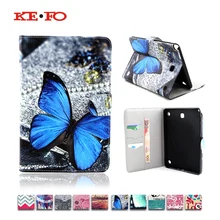 Print Design Case for Galaxy Tab A 8.0 Leather Cover For Samsung Galaxy Tab A 8.0 SM-T350 T351 T355 SM-T355 Tablet Accessories