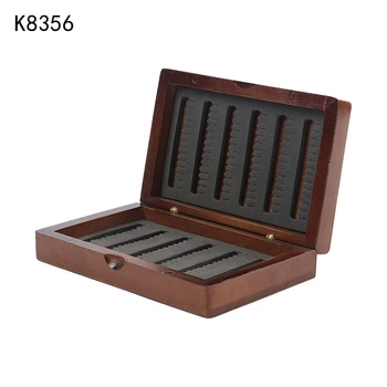 

K8356 Fishing Tackle Box Hook Storage Case Outdoor Fishing Swivels Lure Bait Double Layer Wooden Fly Fishing Lure Storing Tool
