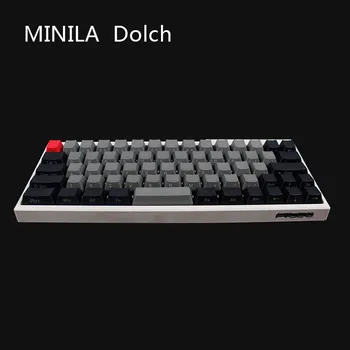 

Black PBT blank white gray mechanical keyboard filco minila air thick PBT white side print keycap cherry mx OEM black grey