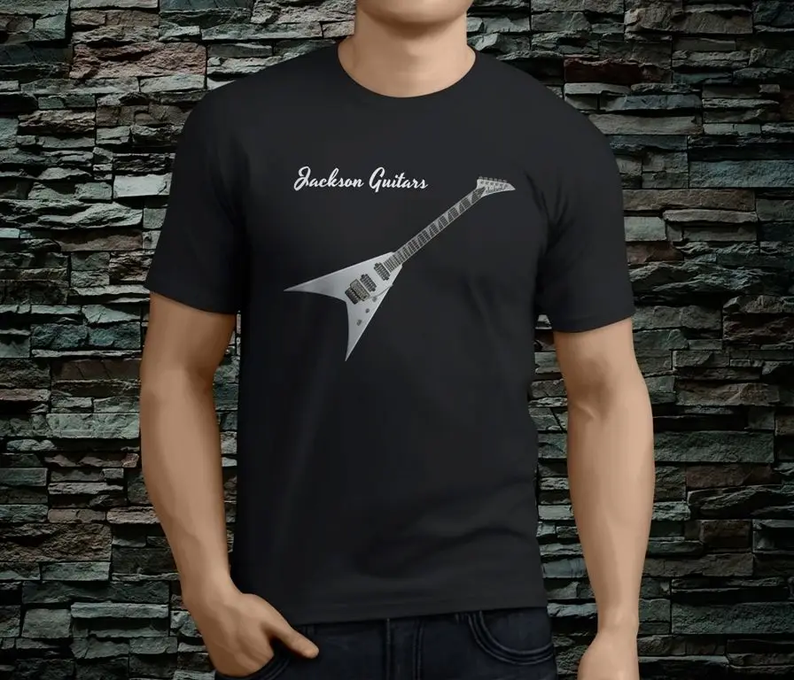 New Popular Jackson Guitars Men's Black TShirt Size S 3XLin TShirts