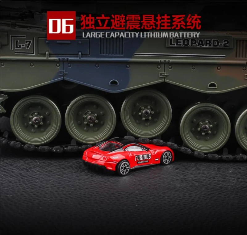47 см масштаб 1:18 немецкий 2A6 Россия T90 основной боевой Радиоуправляемый Танк 789 2 4 г