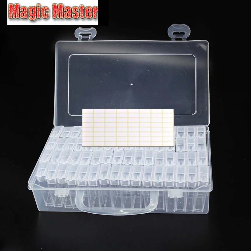 

64 Lattices Convenience Box Diamond Painting Cross Stitch Tools Beads Container Diamond Embroidery pillStorage Accessory Mosaic