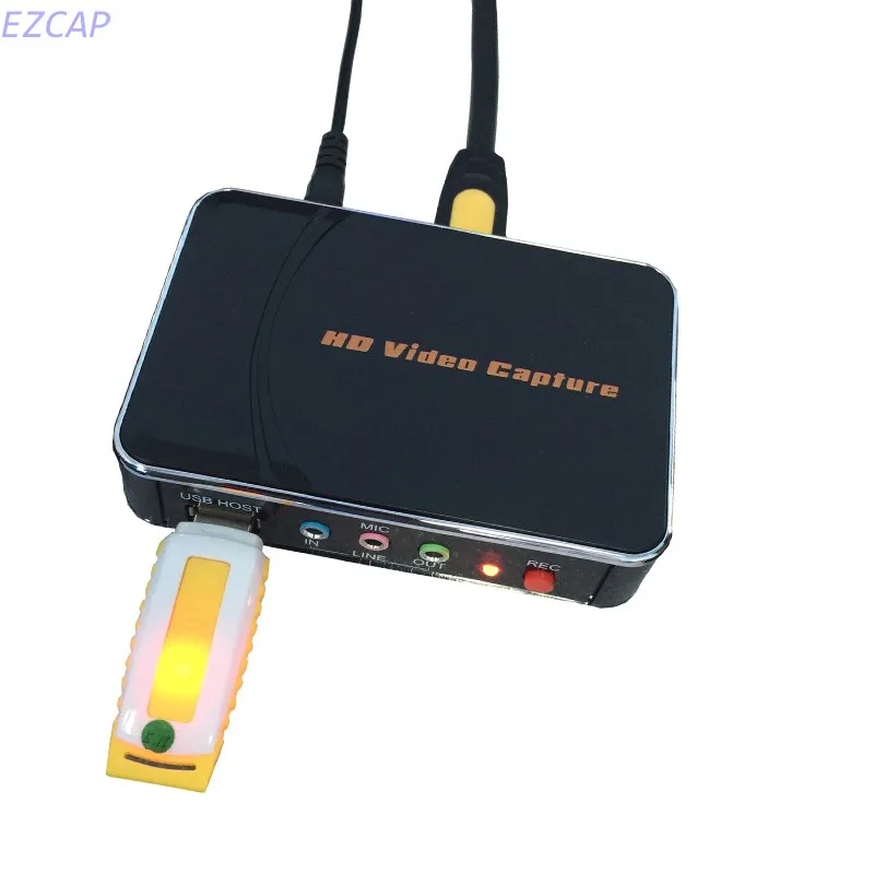 Новинка usb vhs hdmi захвата для записывающее устройство для игр, Xbox, 360, PS3, 1080 P рекордер YPbPr