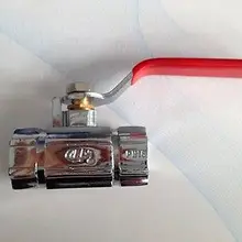 Хромированный латунный шаровой клапан равный Женский резьба " BSP PN 1,6 Mpa 229 PSI для воды, газа, масла