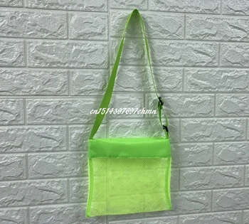 

300pcs/lot 24x25cm Kids Collection Toy Bags Sand Mesh Beach Pouch Storage Bag Summer Holiday Party Children's Day Gifts
