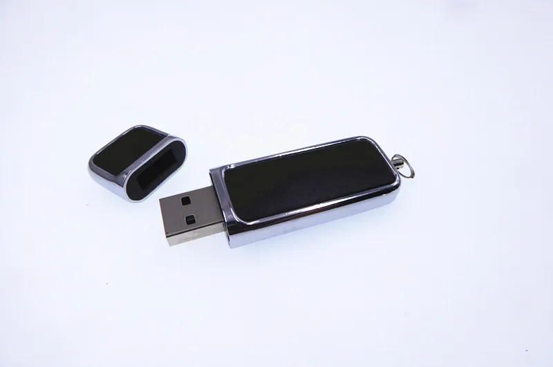 10 шт Кожа USB Flash Drive 1 GB 2 GB 4 GB 8 GB 16 GB U Диск флеш-накопитель металлический usb-накопитель 2,0, день рождения/свадебный подарок