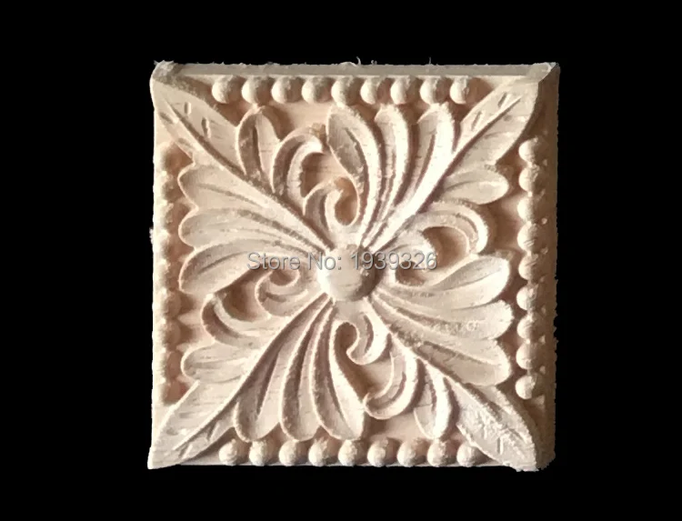 wood-carving-applique-5pcs-Europe-vintage-nautical-home-decor-Furniture-cabinet-door-Solid-wood-crafts-flower (3)