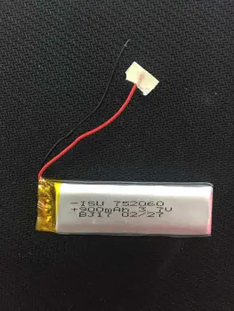 

3.7V lithium polymer rechargeable battery 752060 MP3/4/5 Bluetooth interphone battery monitor Rechargeable Li-ion Cell