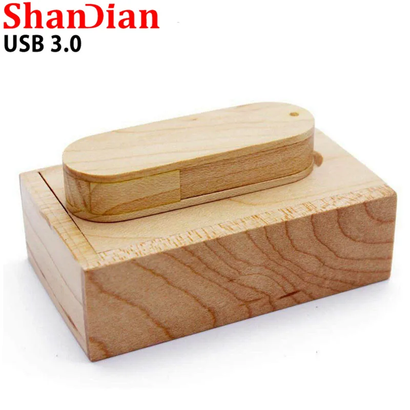 SHANDIAN ремешок деревянный флеш накопитель USB 3 0 красного дерева Флешка 4 ГБ 8 16 32