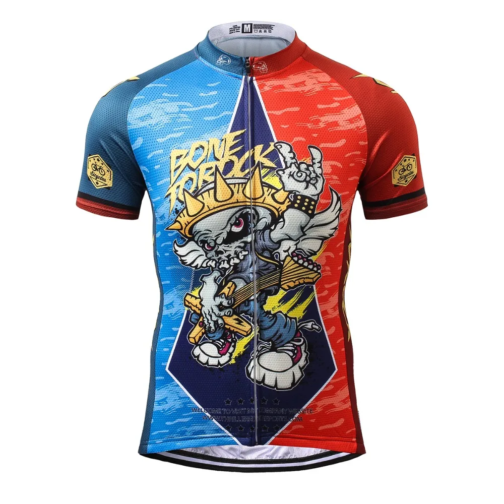 

THRILLER RIDER SPORTS TRS-0010 Mens Cycling Jersey Cycling Clothing Bike Shirt Size S to 5XL