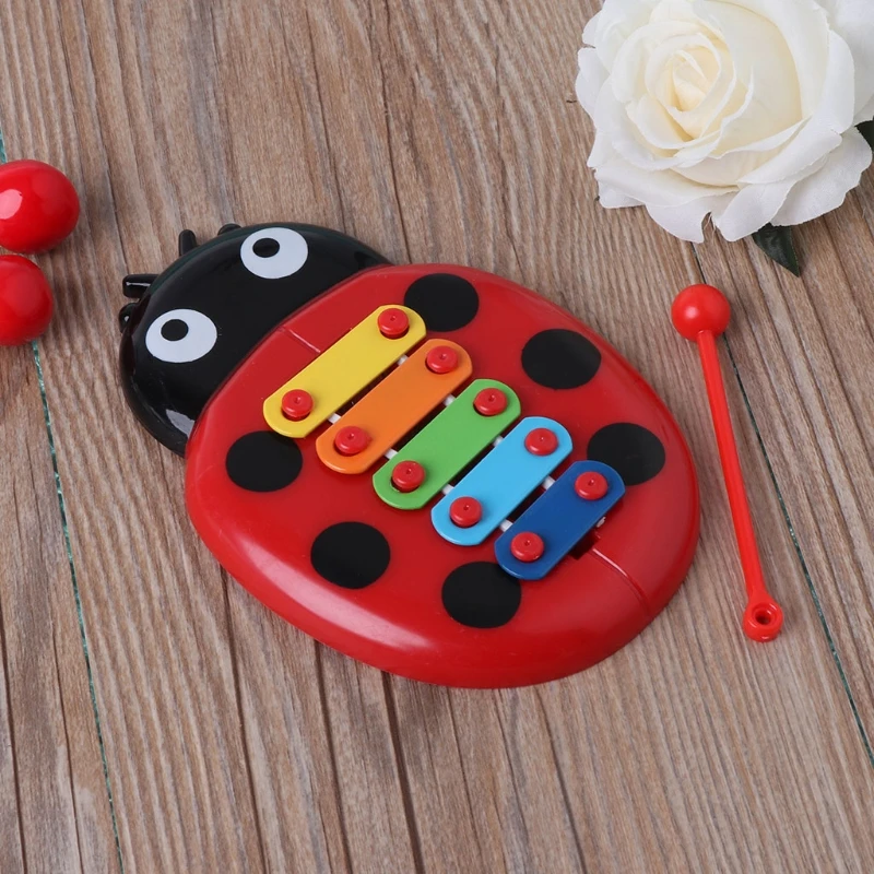 Милая Божья коровка детские головоломки насекомые фортепиано музыкальный инструмент, игрушка обучающая игрушка JUN5-A