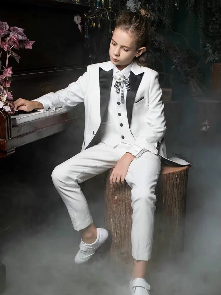 New-Style-Notched-Lapel-Boy-Suits-One-Button-Wedding-Suits-Children-Party-Tuxedos-boys-Smoking-blazer