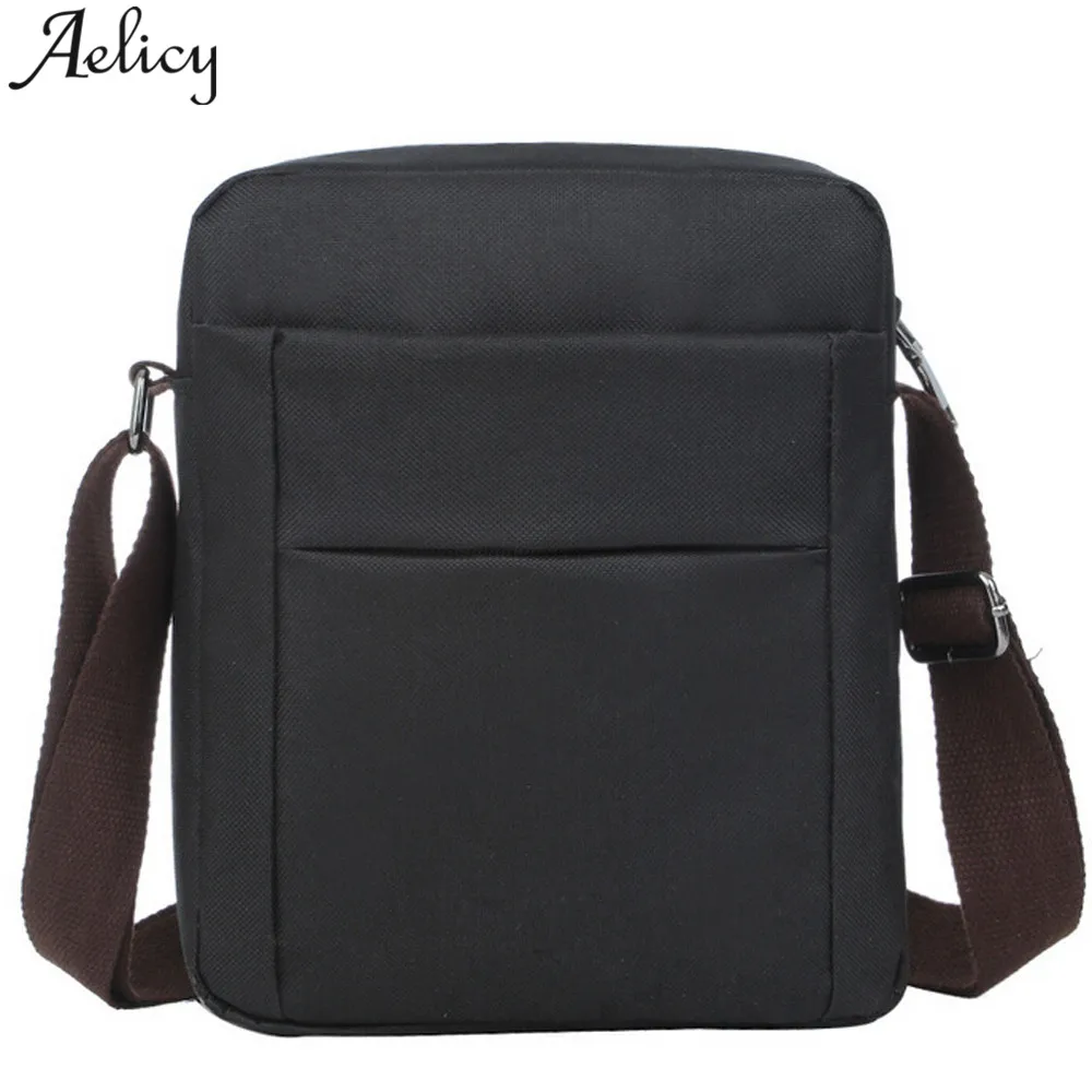 

Aelicy drop ship new 2019 hot SALE famous Brand Men Bag Casual Business Messenger Bag Vintage Men Crossbody Bag bolsas male