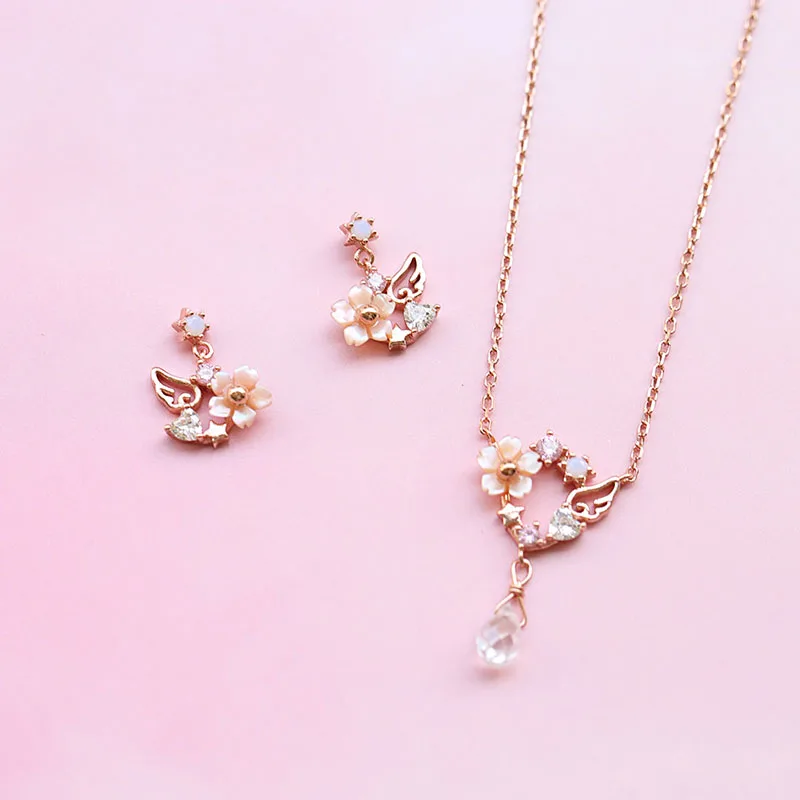 Аниме cardcaptor карта captor sakura прозрачная карта мечта Клоу Звезда ключ 925 Серебряное Драгоценное Ожерелье