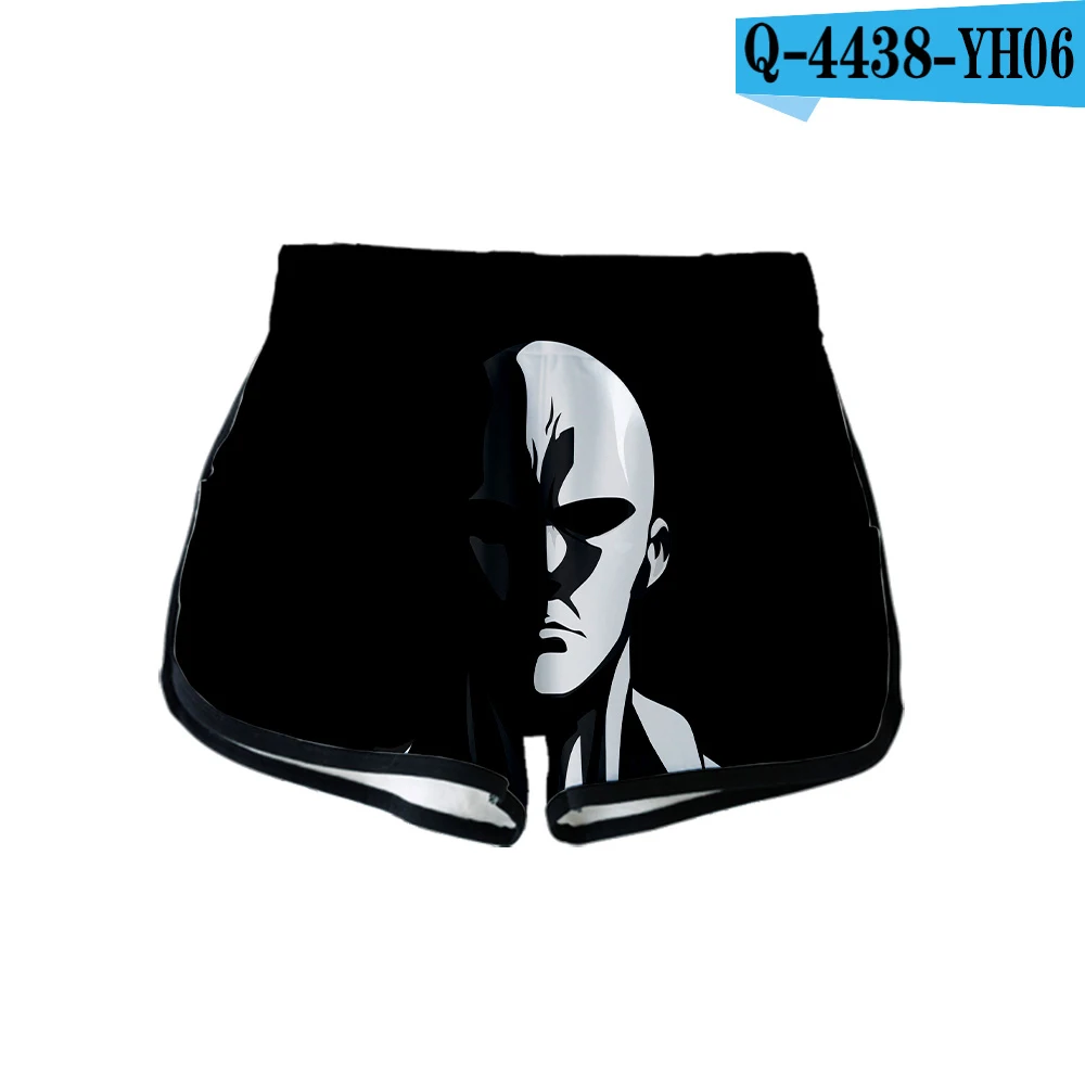 3D One Punch Man сезон 2 с принтом женские летние сексуальные шорты повседневные женские горячие продажи крутые летние шорты плюс размер XXL - Цвет: YH06