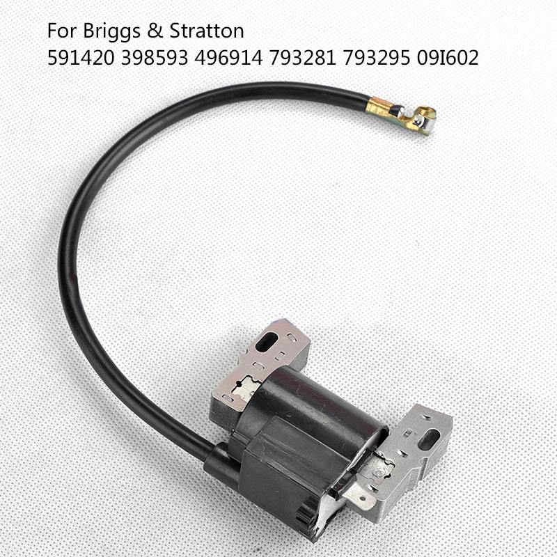Комплект катушки зажигания ДЛЯ Briggs& Stratton 591420 398593 496914 793281 09S502 сменный инструмент Горячая Распродажа аксессуаров