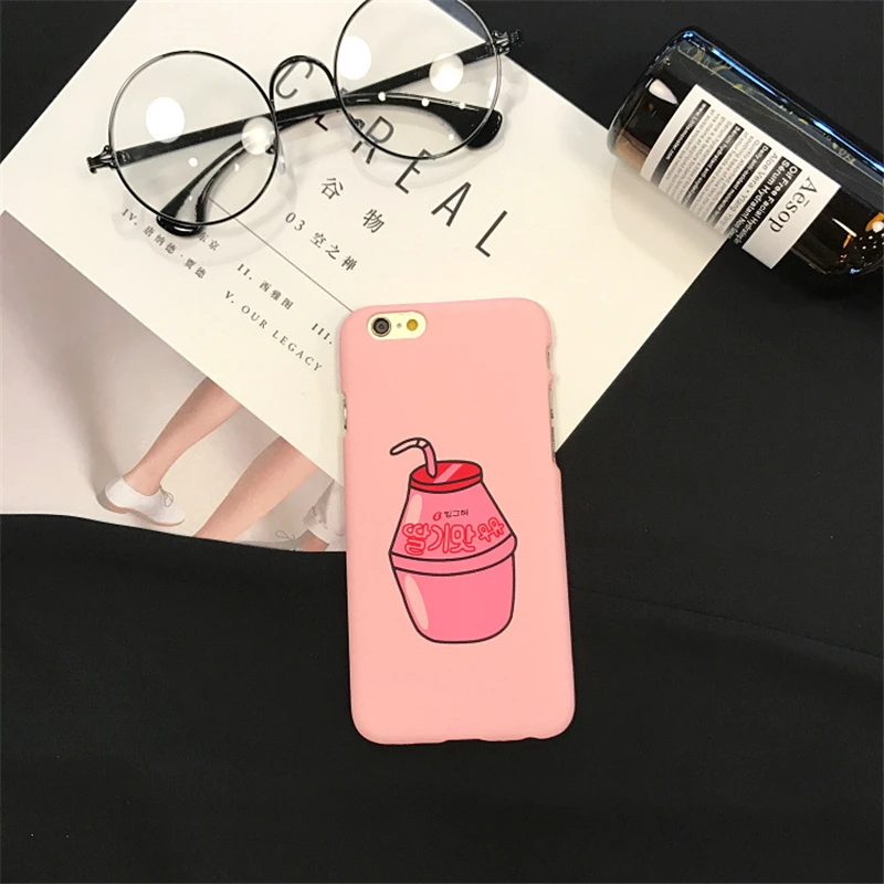 2018 милый молочный ящик для Iphone 6 6s Plus 7 8 Чехлы мобильных телефонов Kawaii мультяшный