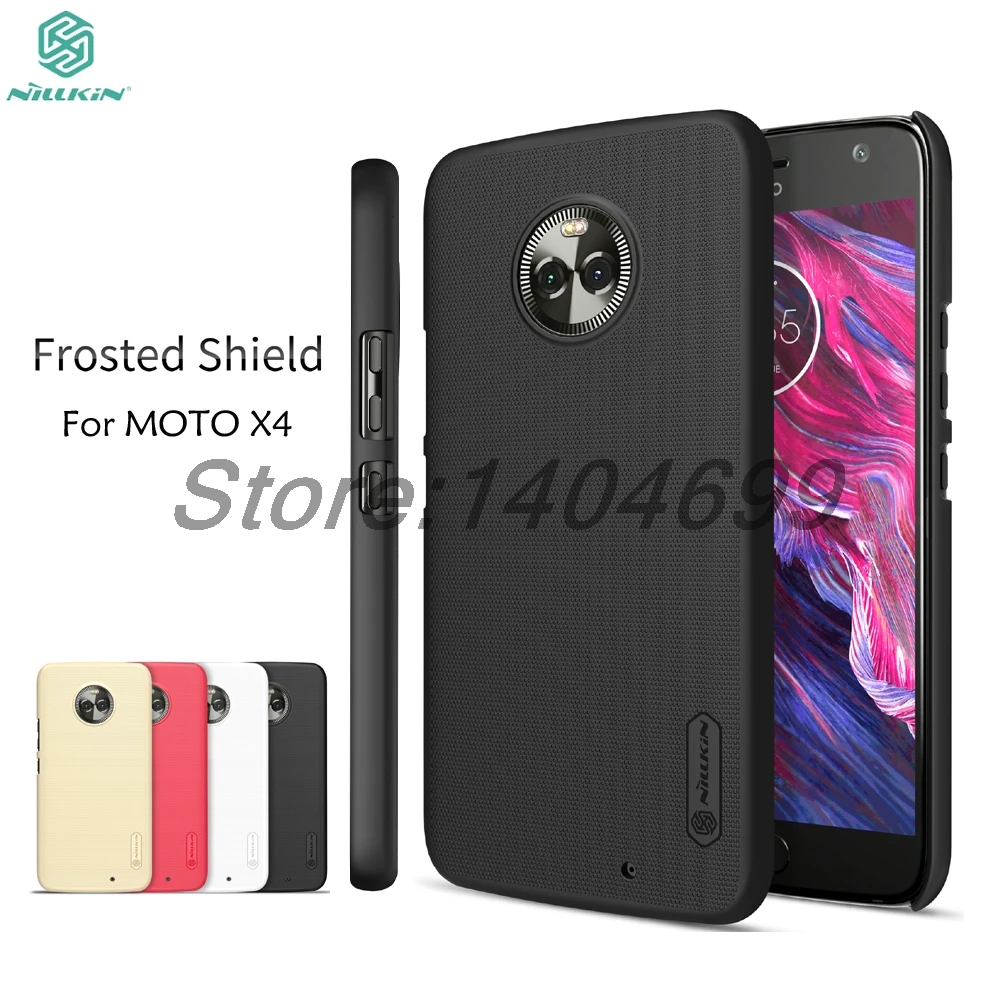 

sFor Motorola MOTO X4 Case Nillkin Frosted Shield Hard Back Cover Case For MOTO X4