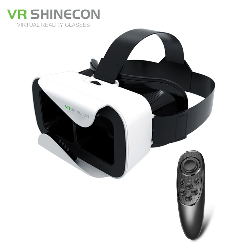 VR Shinecon 3.0 Google Glass Virtual Reality 3D Glasses BOX Helmet 360