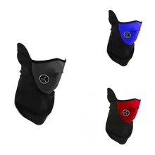 1 шт., полулицевая Лыжная маска для мотоцикла, велосипеда, велосипедная лицевая маска, вуаль для велосипеда, велоспорта и сноуборда, спортивные маски, маска от загрязнения, 3 цвета