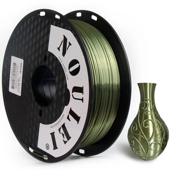 

Noulei 3d printer PLA Silk bronze filament 1.75mm silky bronze 1KG Shiny 3D printing material metal