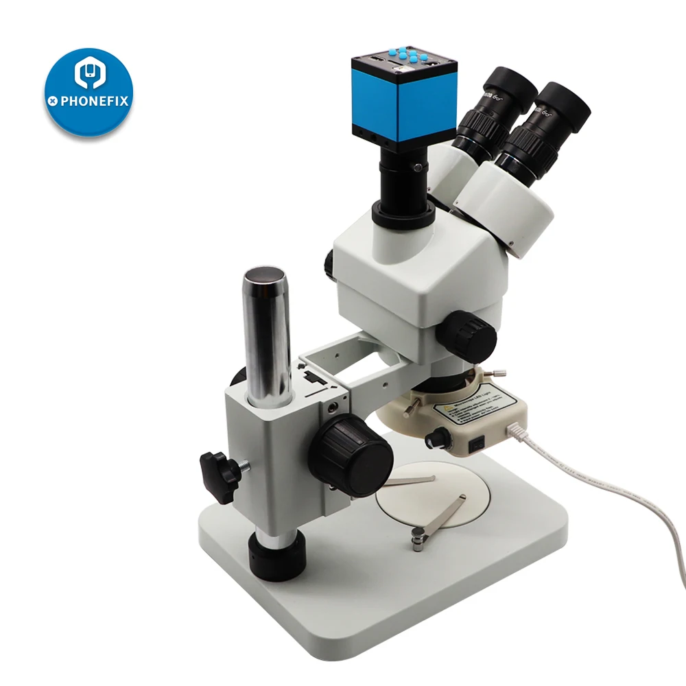3.5X-90X Стерео Зум тринокулярный микроскоп с 0.35x c-креплением объектив CTV 2 млн VGA видео камера печатная плата припой инструмент