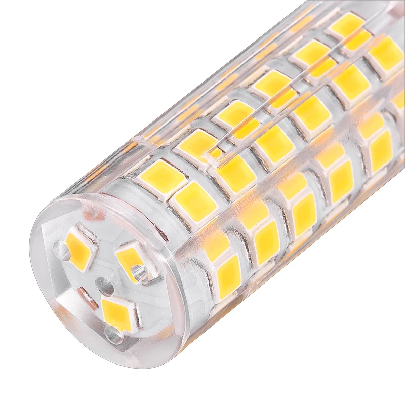 6 piezas G9 bombilla LED 220 V 5 W LED Lampara 230 V 240 V 360 Ángulo de haz 2835 SMD 75LED LED G9 luz del maíz reemplazar 40 W 50 W foco halógeno