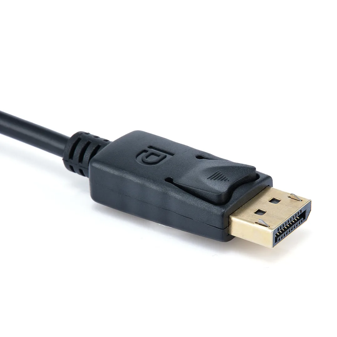 Mayitr 1pc 20cm 1080p High Quality Display Port to HDMI Cable Pro DP Male to HDMI Female Converter Cable for Lenovo Laptop TV