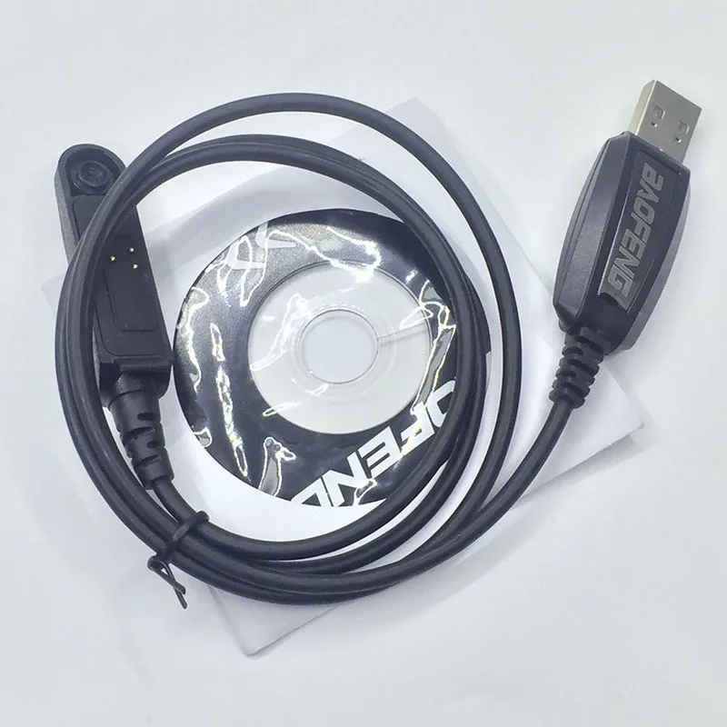 

Promotion Original BAOFENG bf-a58 UV-9R USB Programming Cable with CD Driver waterproof BAOFENG UV-XR UV 9R BF A58 walkie talkie