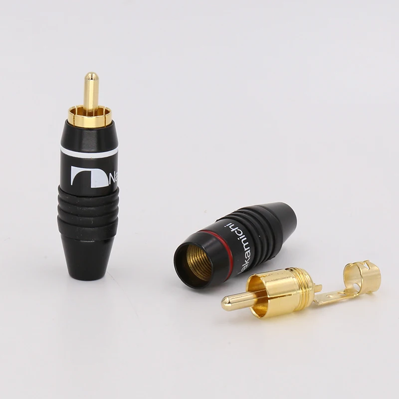 10x VR004G RCA аудио разъем кабеля 24K позолоченный + Бесплатная доставка 100% новый|connectors
