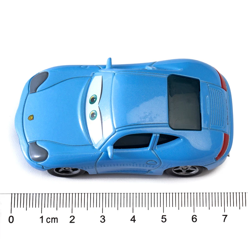 Disney Pixar Cars 2 3 Sally Lightning McQueen Mater Jackson Storm Ramirez 1:55 литая металлическая модель из сплава игрушка автомобиль подарок для детей