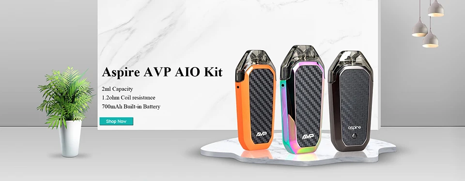 2 шт./упак. Aspire AVP Pod 2 мл Vape Pod картридж с 1.2ohm хлопок/1.3ohm Керамика/0.6ohm сетка катушка электронная сигарета распылитель